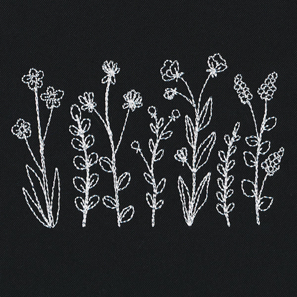 Wildflower Blooms Border