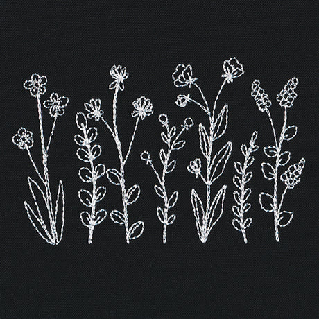 Wildflower Blooms Border