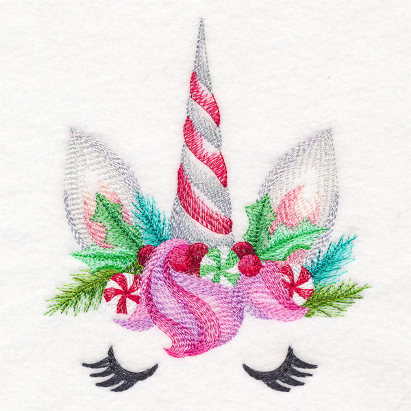 Enchanting Christmas Unicorn Face