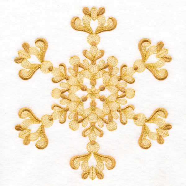 Christmas Baroque Snowflake
