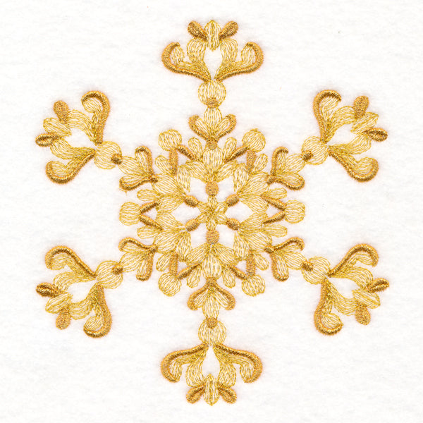 Christmas Baroque Snowflake