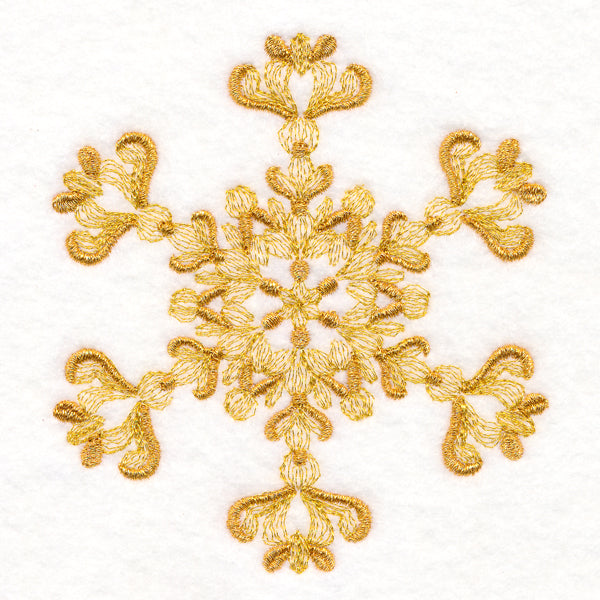 Christmas Baroque Snowflake