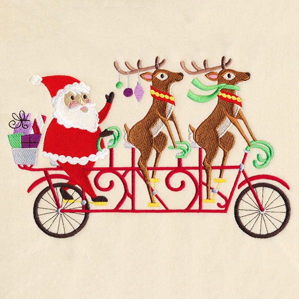 Cruisin' Christmas Santa & Reindeer