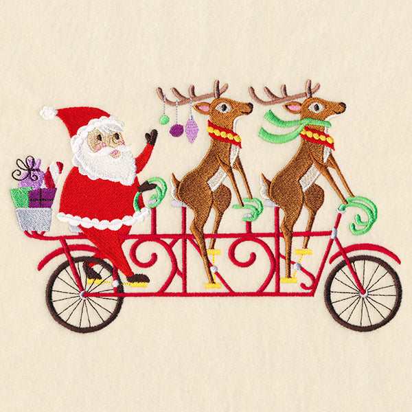 Cruisin' Christmas Santa & Reindeer