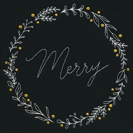 Modern Merry Wreath