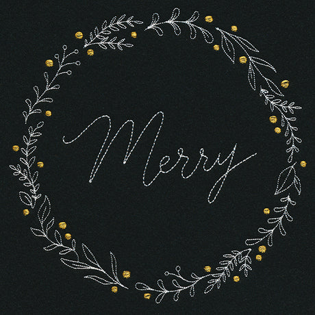 Modern Merry Wreath