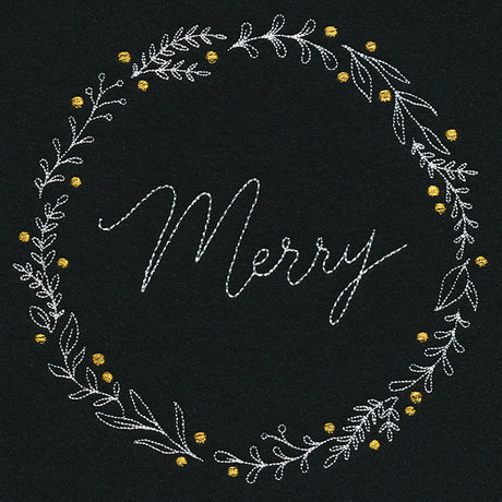 Modern Merry Wreath