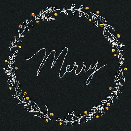 Modern Merry Wreath