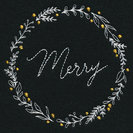 Modern Merry Wreath