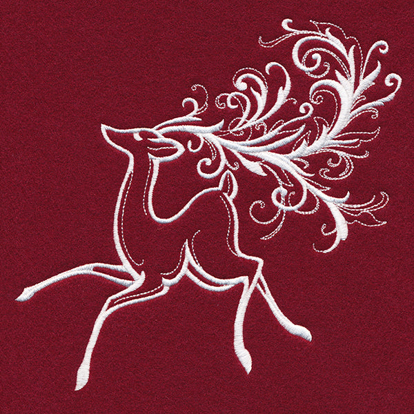 Fancy Filigree Reindeer