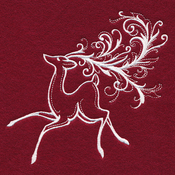 Fancy Filigree Reindeer