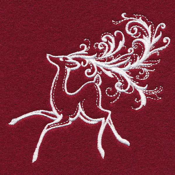 Fancy Filigree Reindeer
