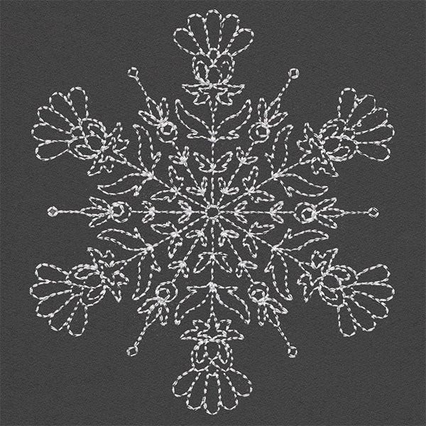 Blossoming Winter Snowflake
