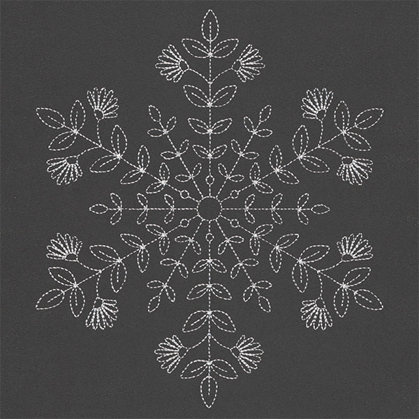 Botanical Winter Snowflake