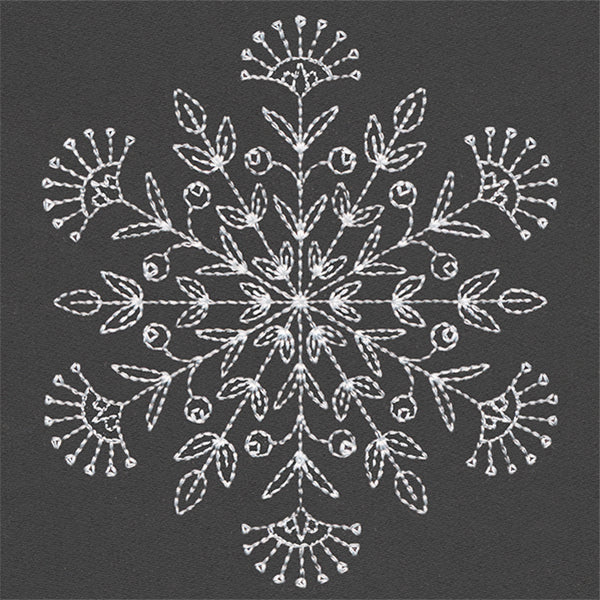 Blooming Winter Snowflake