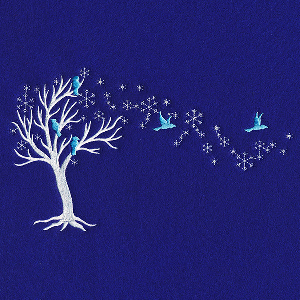 Blustery Winter Tree