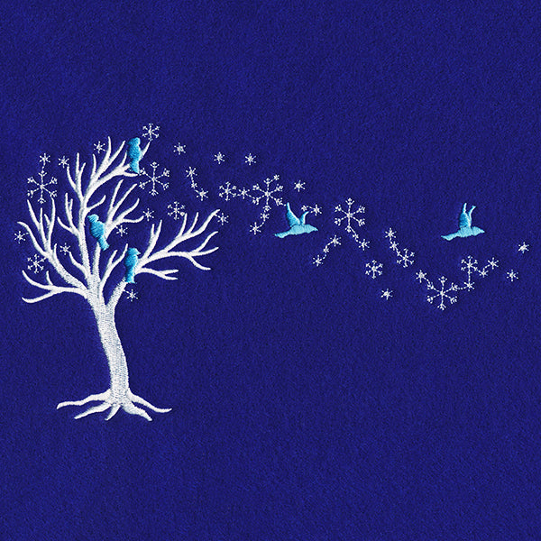 Blustery Winter Tree