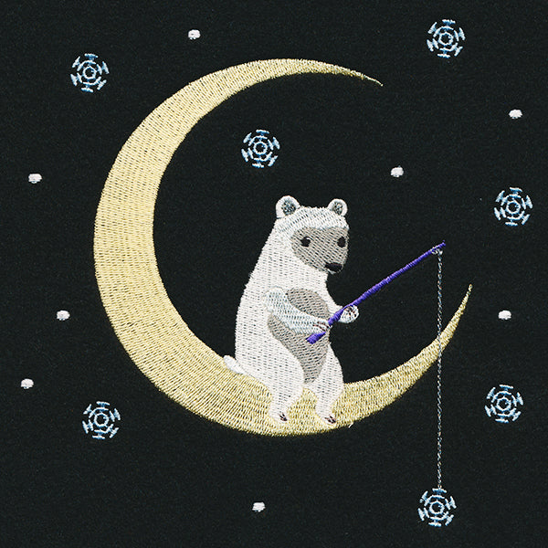 Fishing for Snowflakes Polar Bear