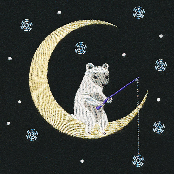 Fishing for Snowflakes Polar Bear