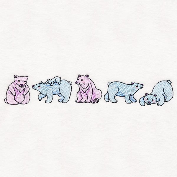 Polar Bear Buddies Border