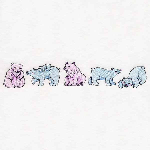 Polar Bear Buddies Border