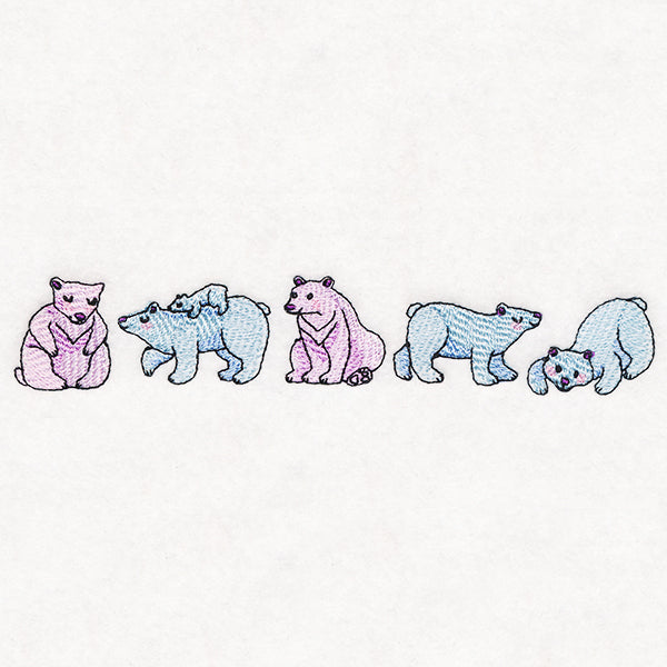 Polar Bear Buddies Border