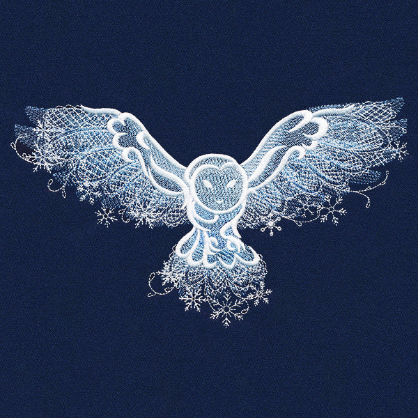Snow Baroque Owl