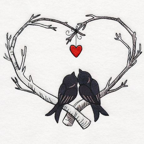 Poe-etic Love Birds