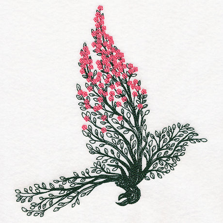 Branching Bird in Bloom