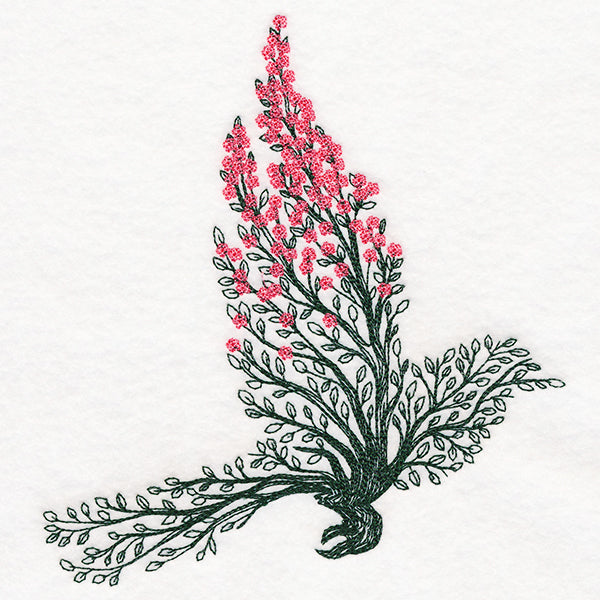 Branching Bird in Bloom