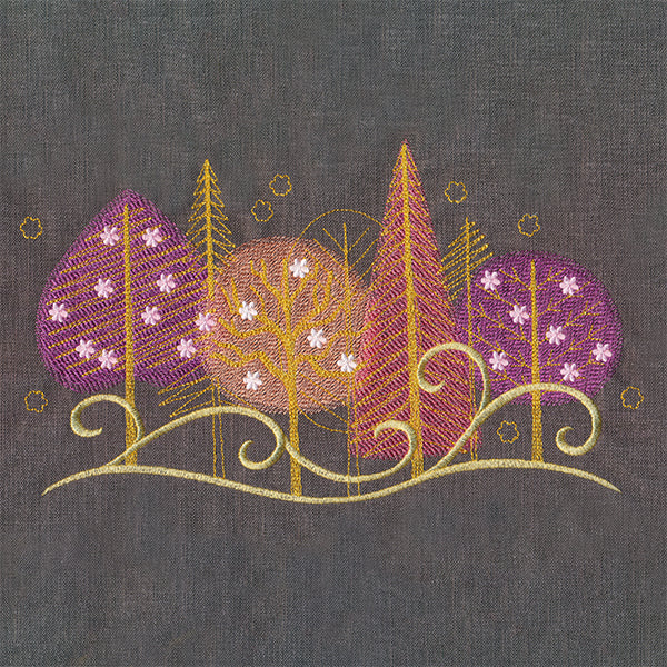 Festive Spring Forest