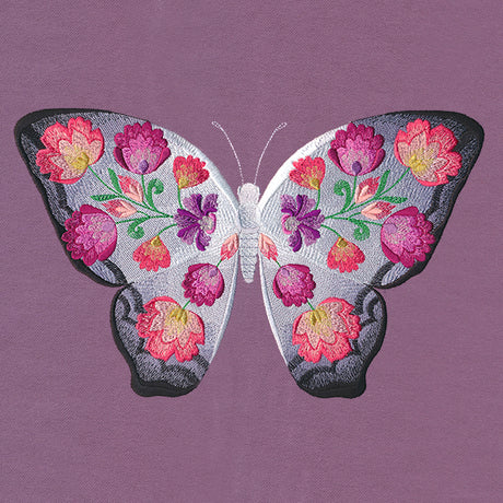 Folk Flowers Butterfly