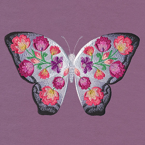 Folk Flowers Butterfly
