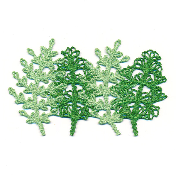 Lush Ferns Candle Wrap (Lace)