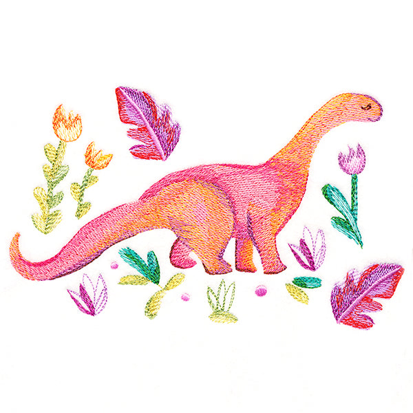 Watercolor Brontosaurus