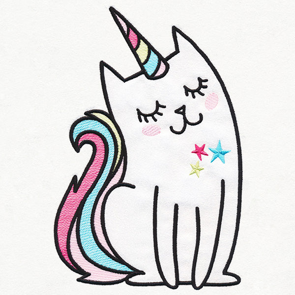 Charming Magic Unicorn Cat