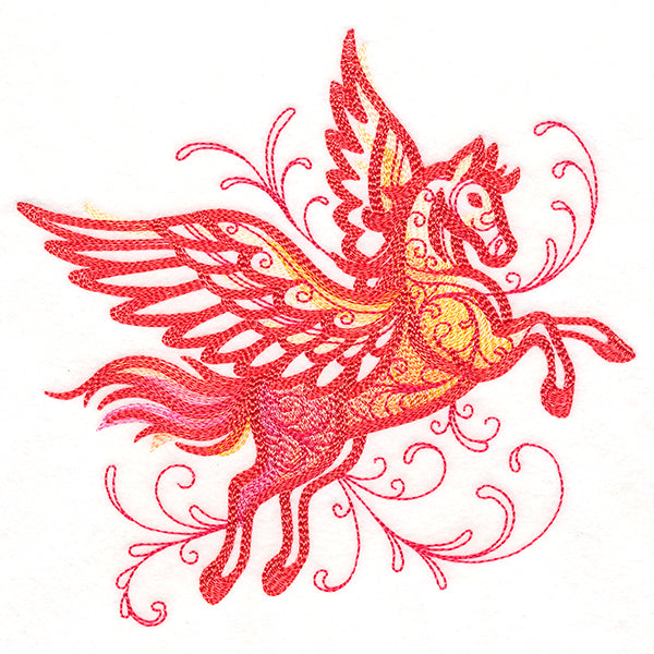Fanciful Flourishes - Pegasus