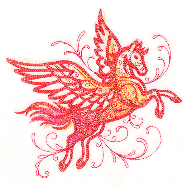Fanciful Flourishes - Pegasus