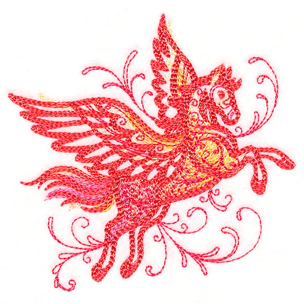 Fanciful Flourishes - Pegasus