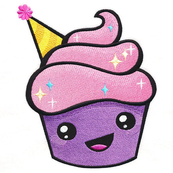 Kawaii Birthday Cupcake
