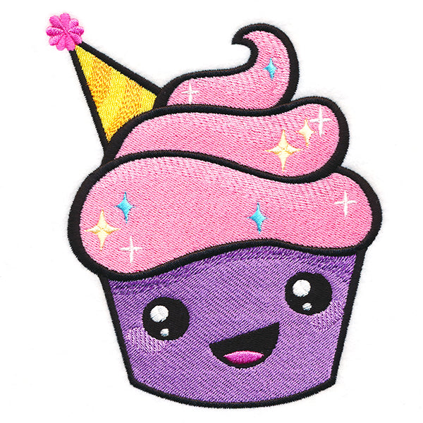 Kawaii Birthday Cupcake