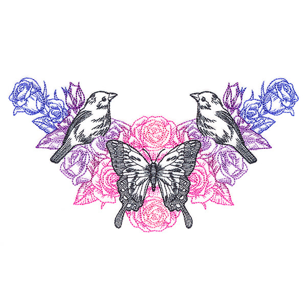 Winged Beauties Crest