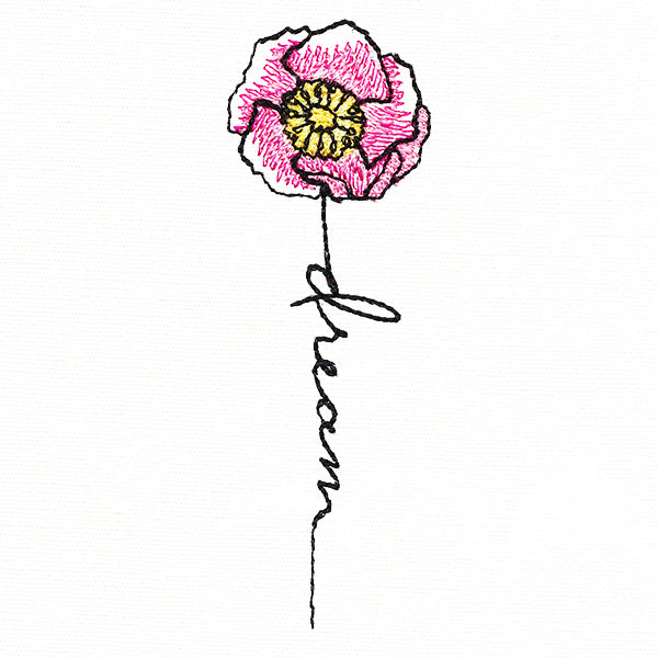 Dream Wild Rose in Bloom