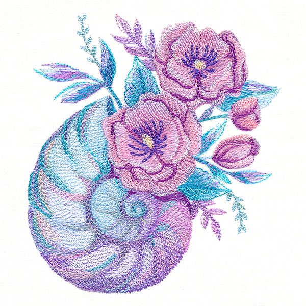 Silvered Seashell Blossom