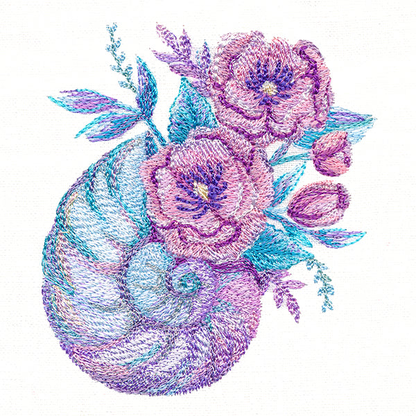 Silvered Seashell Blossom