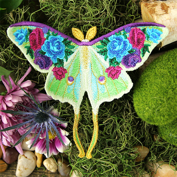 Blooming Luna Moth (Freestanding)