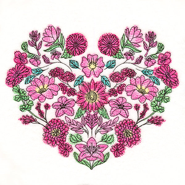 Summer Botanicals Heart