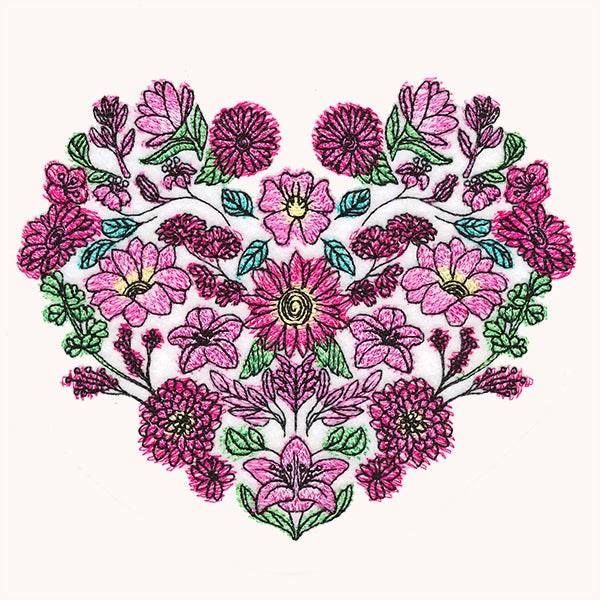 Summer Botanicals Heart