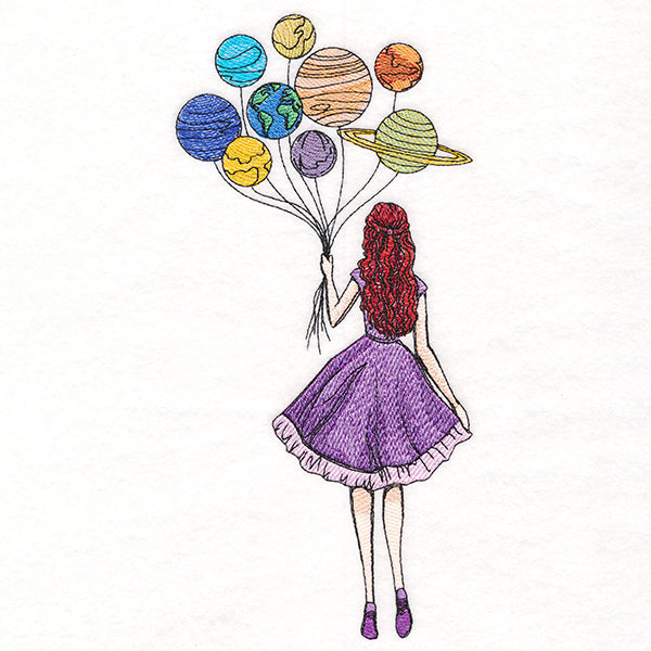 Celestial Balloons Girl