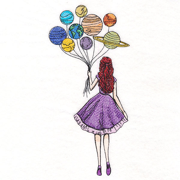 Celestial Balloons Girl